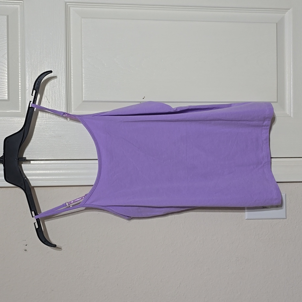 NWOT womens spaghetti strap shirt size XXL (16) purple